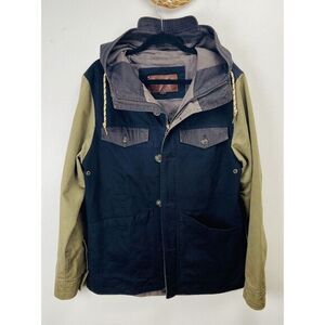 Zanerobe Color Block Hooded Jacket Casual Outdoor Wear Men Large Urban Outerwear